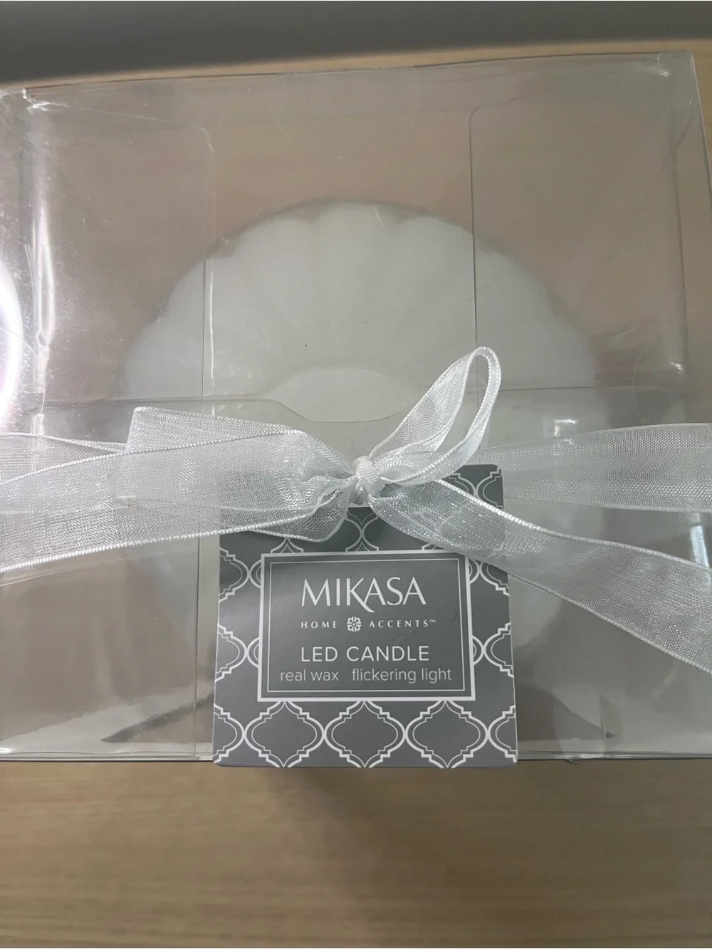 Mikasa Mushroom LED Flameless Candle Figurine Flickering Light NIB